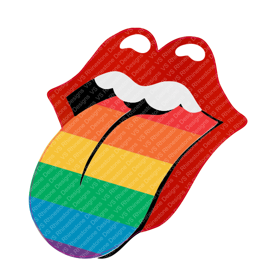 Pride Lips Packaging Sticker